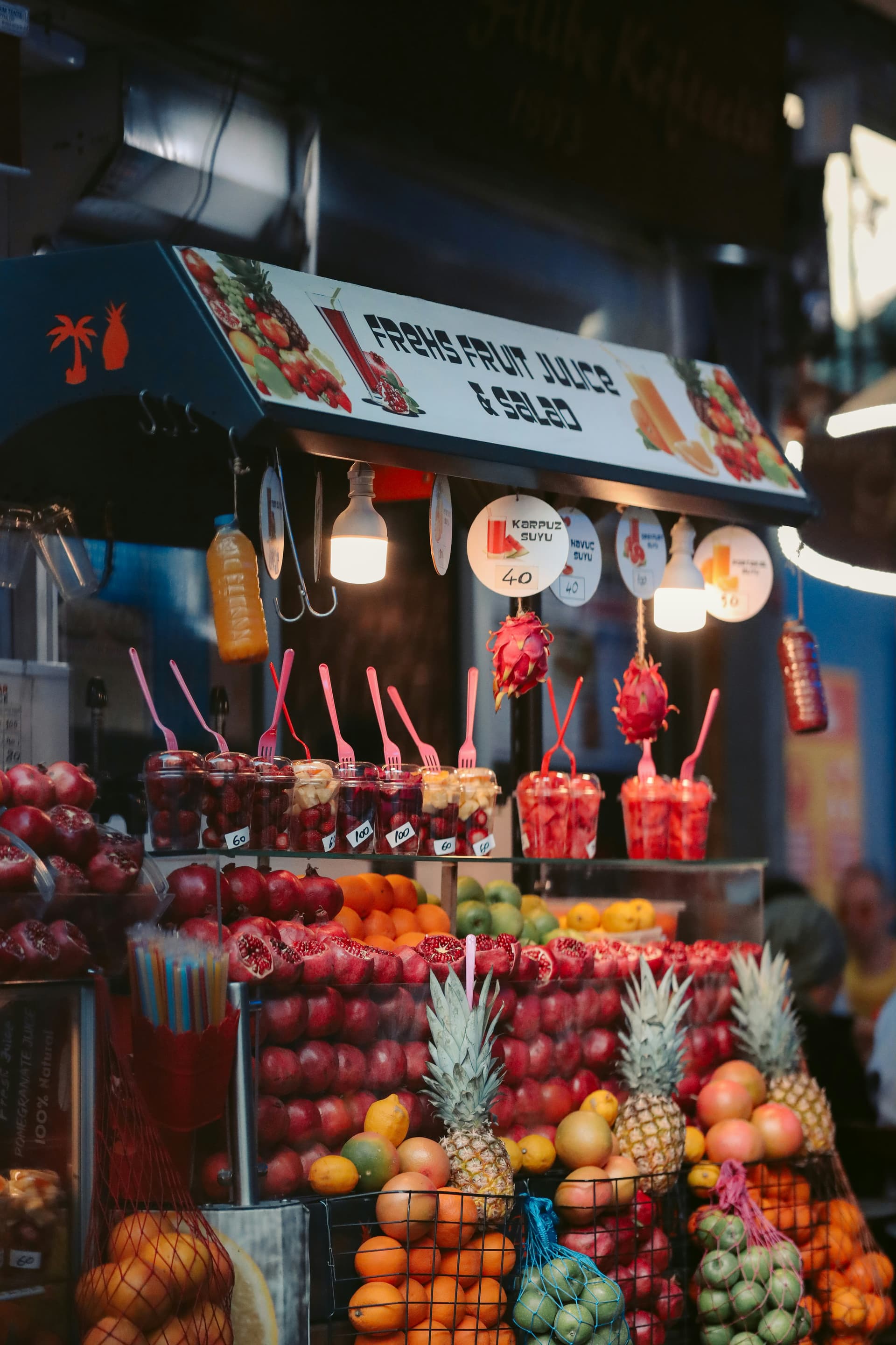 Fresh refreshments and snacks available at SelfieBar kiosks